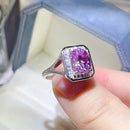 3 Carat Moissanite Square Ring