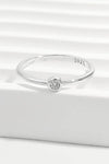 Elegant 925 Sterling Silver Inland Zircon Ring | Dazzling Zircon Stone, Timeless Design - Store 42