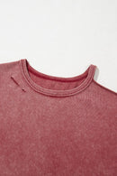 One Shoulder Half Sleeve Oversized Tunic T Shirt