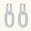 2.16 Carat Moissanite 925 Sterling Silver Earrings Silver One Size