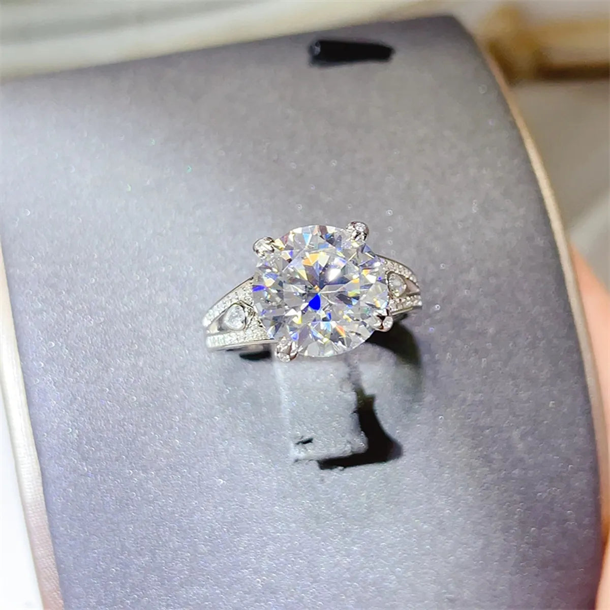 5 Carat Moissanite 925 Sterling Silver Ring