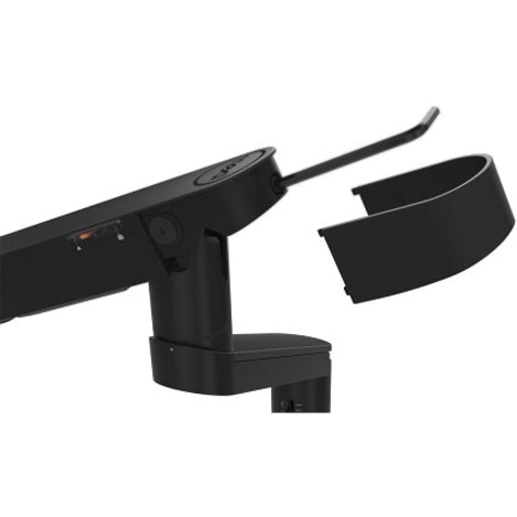 Dell Adjustable Monitor Arm - Ergonomic Black Mounting Solution for Enhanced Comfort