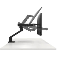Dell Adjustable Monitor Arm - Ergonomic Black Mounting Solution for Enhanced Comfort