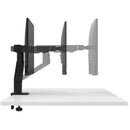 Dell Adjustable Monitor Arm - Ergonomic Black Mounting Solution for Enhanced Comfort