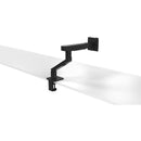 Dell Adjustable Monitor Arm - Ergonomic Black Mounting Solution for Enhanced Comfort