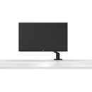 Dell Adjustable Monitor Arm - Ergonomic Black Mounting Solution for Enhanced Comfort