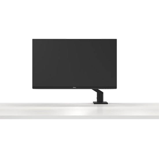 Dell Adjustable Monitor Arm - Ergonomic Black Mounting Solution for Enhanced Comfort