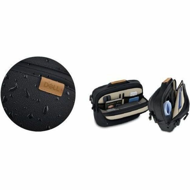 Dell EcoLoop Premium Briefcase for 14"-16" Notebooks - Black, Water Resistant & Scratch Proof