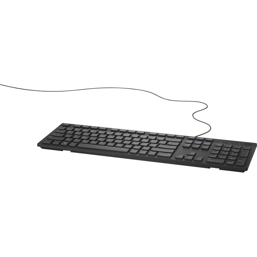Dell KB216 USB Wired Keyboard - 104 Keys, Sleek Black Design for Optimal Performance