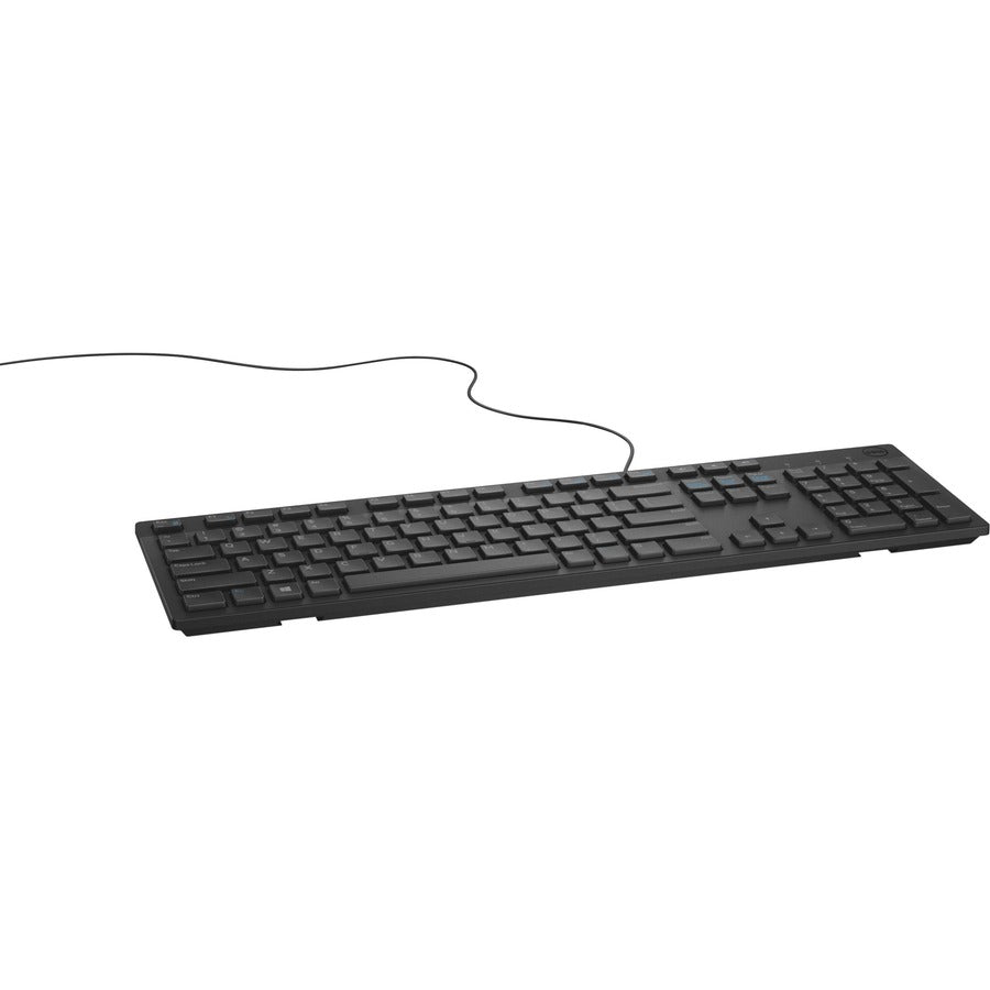 Dell KB216 USB Wired Keyboard - 104 Keys, Sleek Black Design for Optimal Performance