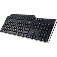 Dell KB522 Wired USB Keyboard with Quiet Typing, Multimedia Keys & Palm Rest for Comfort