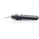 Dell KB522 Wired USB Keyboard with Quiet Typing, Multimedia Keys & Palm Rest for Comfort