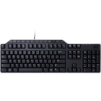 Dell KB522 Wired USB Keyboard with Quiet Typing, Multimedia Keys & Palm Rest for Comfort
