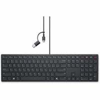 Dell KB525C Wired Collaboration Keyboard for Zoom & Teams | Silent Keys, USB - C & USB - A Connection - Store 42