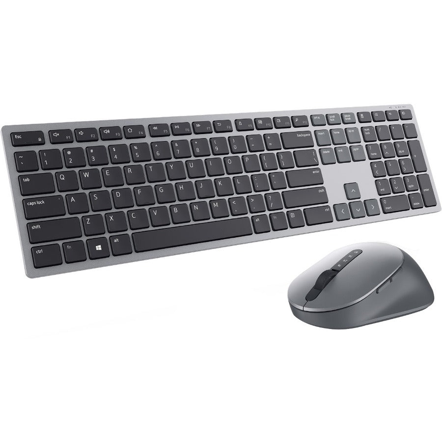 Dell KM7321W Wireless Keyboard And Mouse Combo, Dual RF & Bluetooth 5.0, 3-Device Switching, Titan Gray