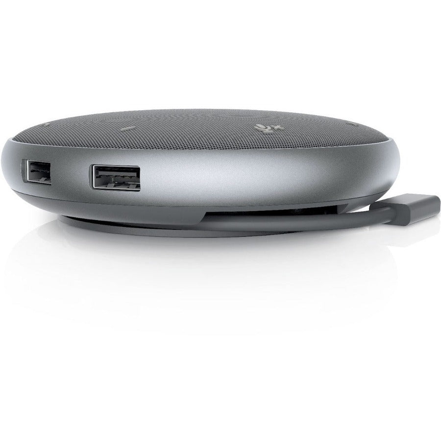Dell MH3021P Speakerphone With 360° Mic, Echo Cancellation, USB-C & 4K HDMI Ports