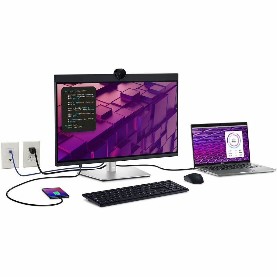 Dell P2724DEB 27" WQHD IPS Monitor - KVM USB Hub, 2560 x 1440 Resolution, LED Backlight
