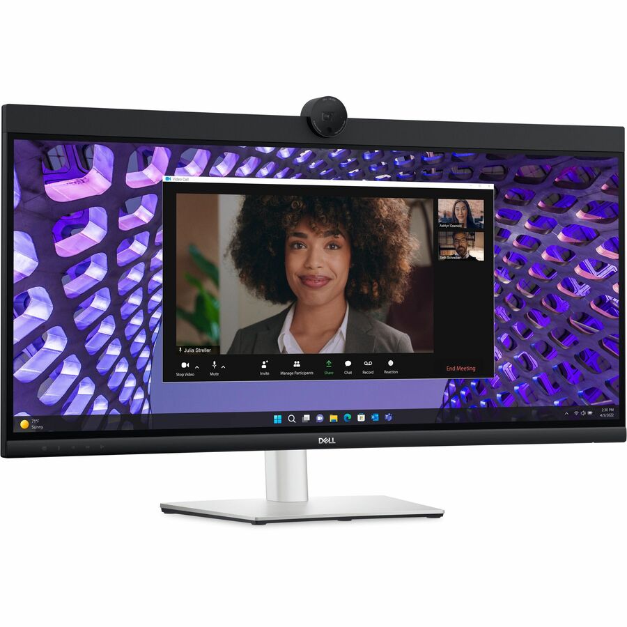 Dell P3424WEB 34-Inch Ultrawide Curved Monitor | UW-QHD 3440x1440 IPS | USB-C KVM | 21:9 Aspect Ratio