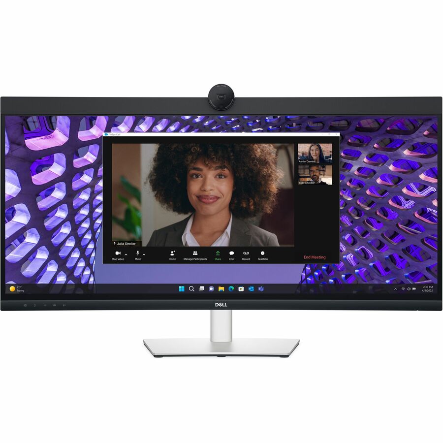 Dell P3424WEB 34-Inch Ultrawide Curved Monitor | UW-QHD 3440x1440 IPS | USB-C KVM | 21:9 Aspect Ratio