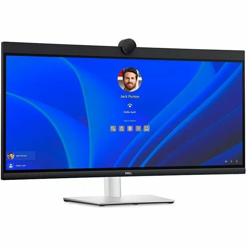 Dell P3424WEB 34-Inch Ultrawide Curved Monitor | UW-QHD 3440x1440 IPS | USB-C KVM | 21:9 Aspect Ratio