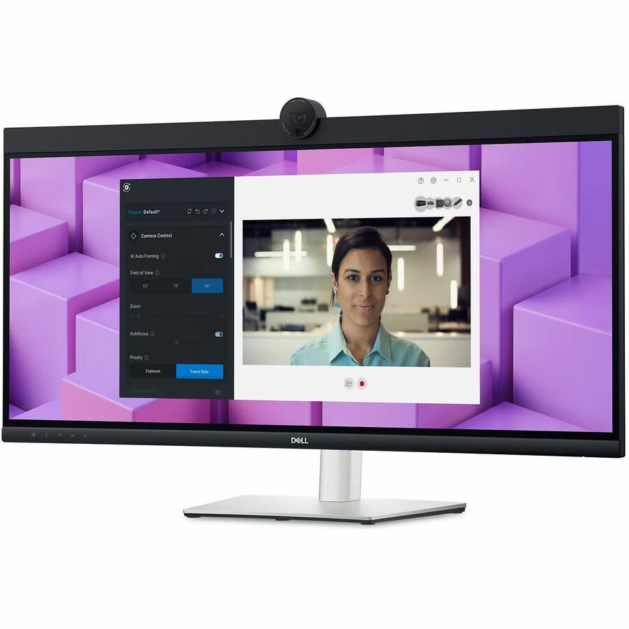 Dell P3424WEB 34-Inch Ultrawide Curved Monitor | UW-QHD 3440x1440 IPS | USB-C KVM | 21:9 Aspect Ratio