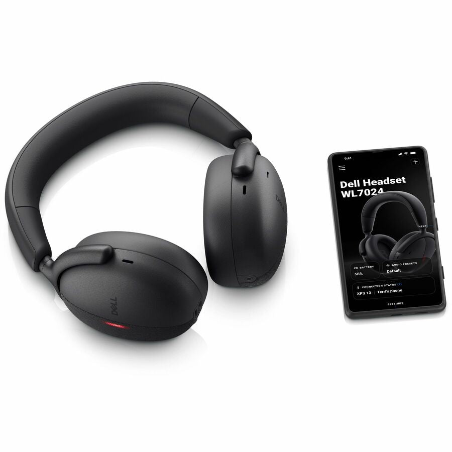 Dell Premier Wireless ANC Headset - USB C, Bluetooth, Microsoft Teams Certified, Over-Ear Comfort