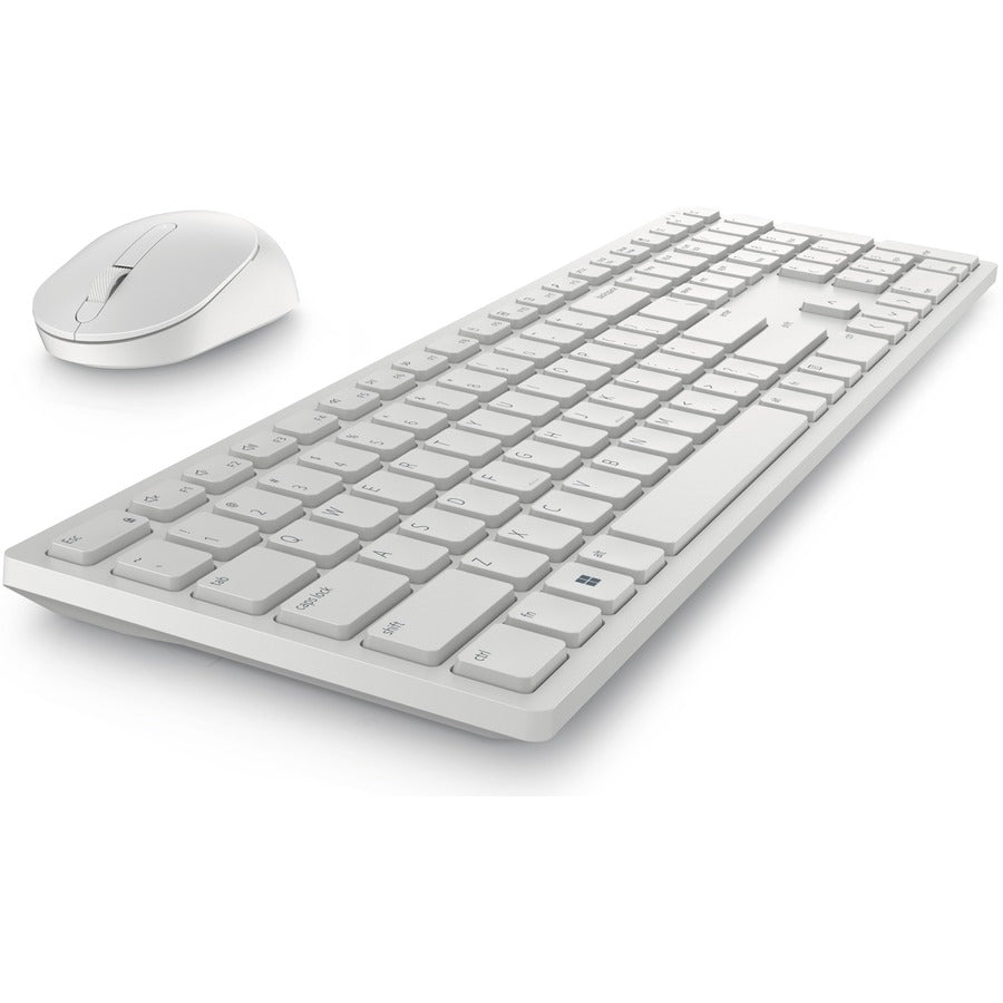 Dell Pro KM5221W Wireless Keyboard & Mouse Combo | 2.4GHz | Optical 4000 DPI | Elegant White Design