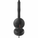Dell WH3024 Wired Headset with AI Noise Cancellation & Boom Mic - Clear Voice & Comfort