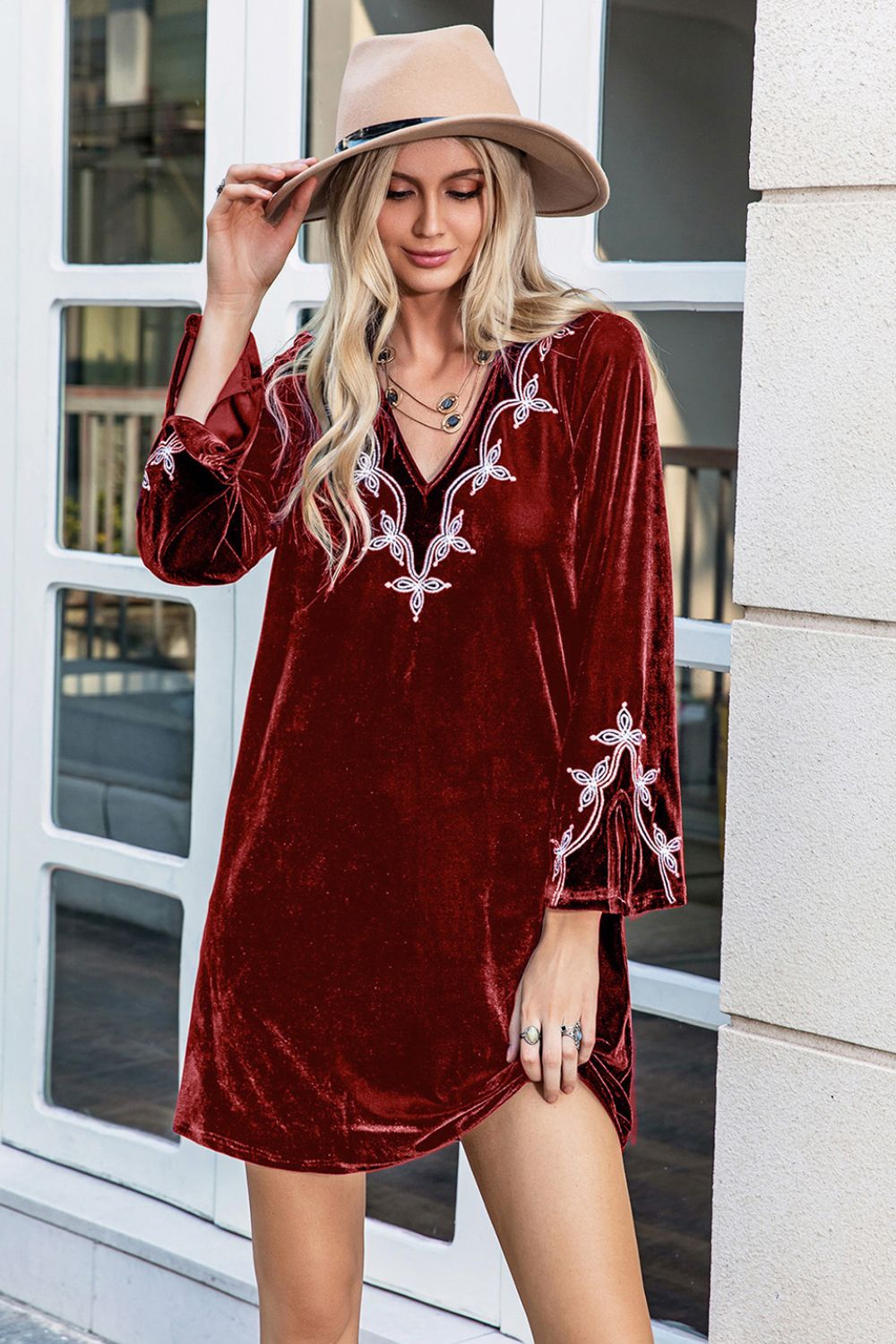 Burgundy / S