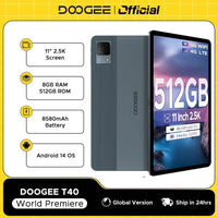 DOOGEE T40 Tablet 11 Inch 2.5K IPS Display, 8GB RAM, 512GB ROM, Helio G99 Processor