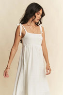 Davi & Dani Smocked Sleeveless Maxi Cami Dress