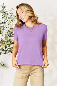 Basic Bae Bamboo Full Size Round Neck Short Sleeve T-Shirt Plus Size
