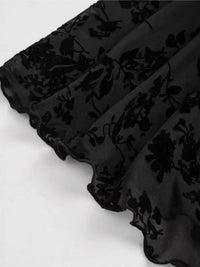 Elegant Lace Flare Sleeve Mini Dress with Tied Detail – Perfect for Any Occasion - Store 42