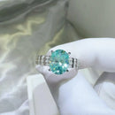 2 Carat Moissanite 925 Sterling Silver Ring