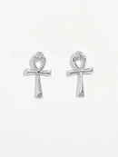 Elegant 925 Sterling Silver Inland Zircon Earrings - Platinum-Plated, Timeless Design - Store 42