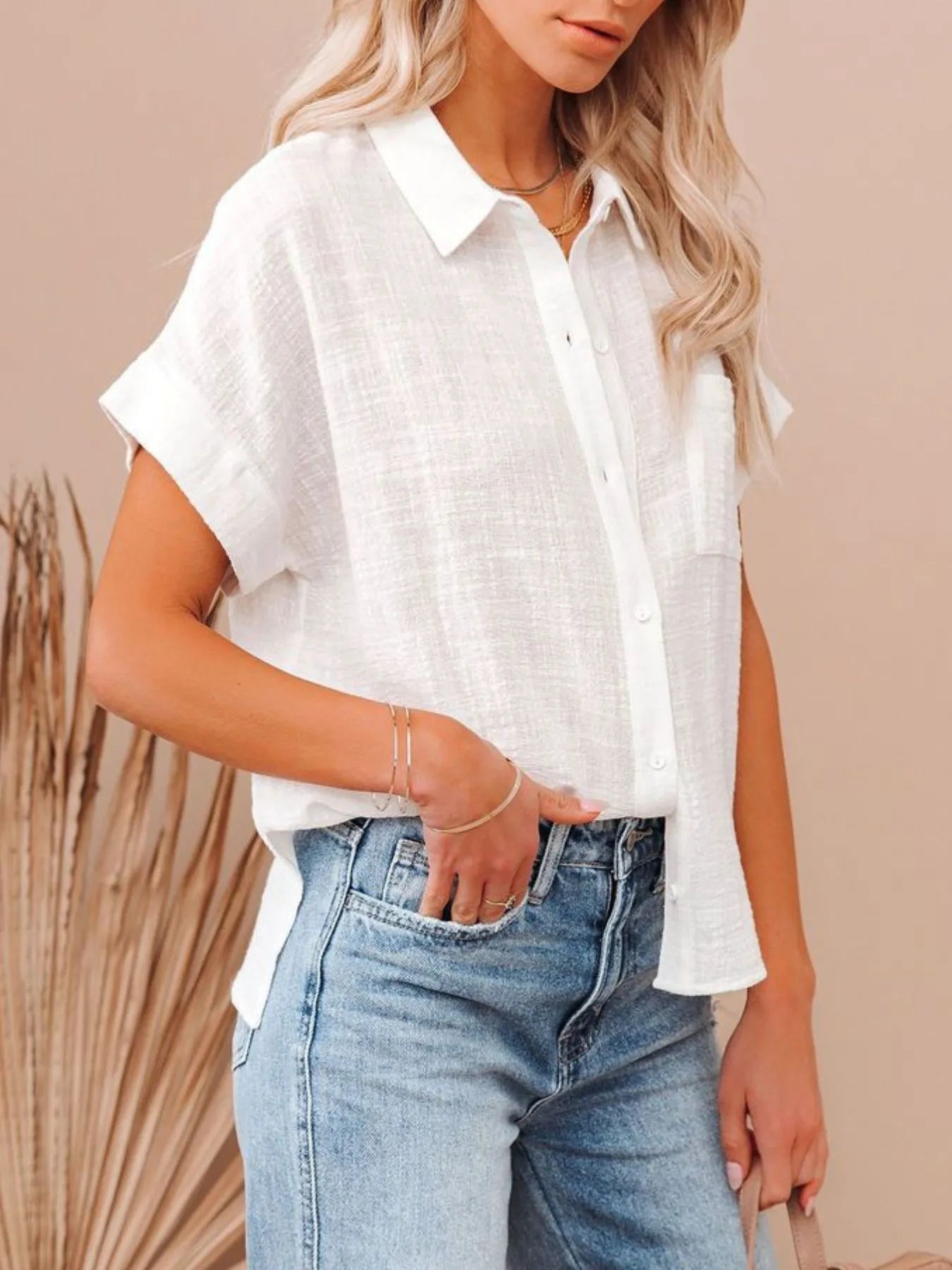 Button Down Short Sleeve Shirt