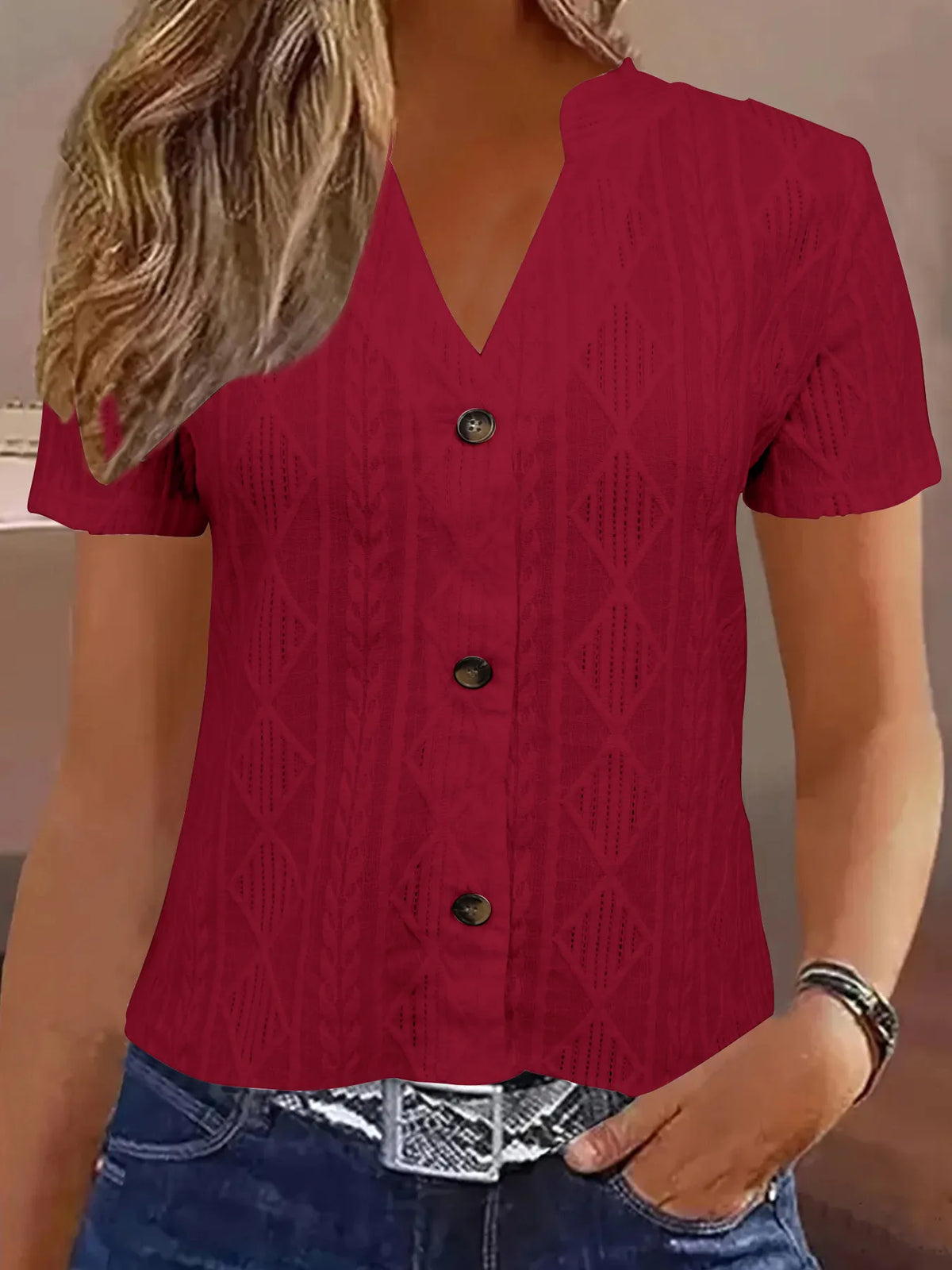 Burgundy / S
