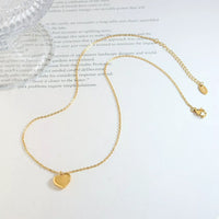 18K Gold-Plated Heart Pendant Necklace