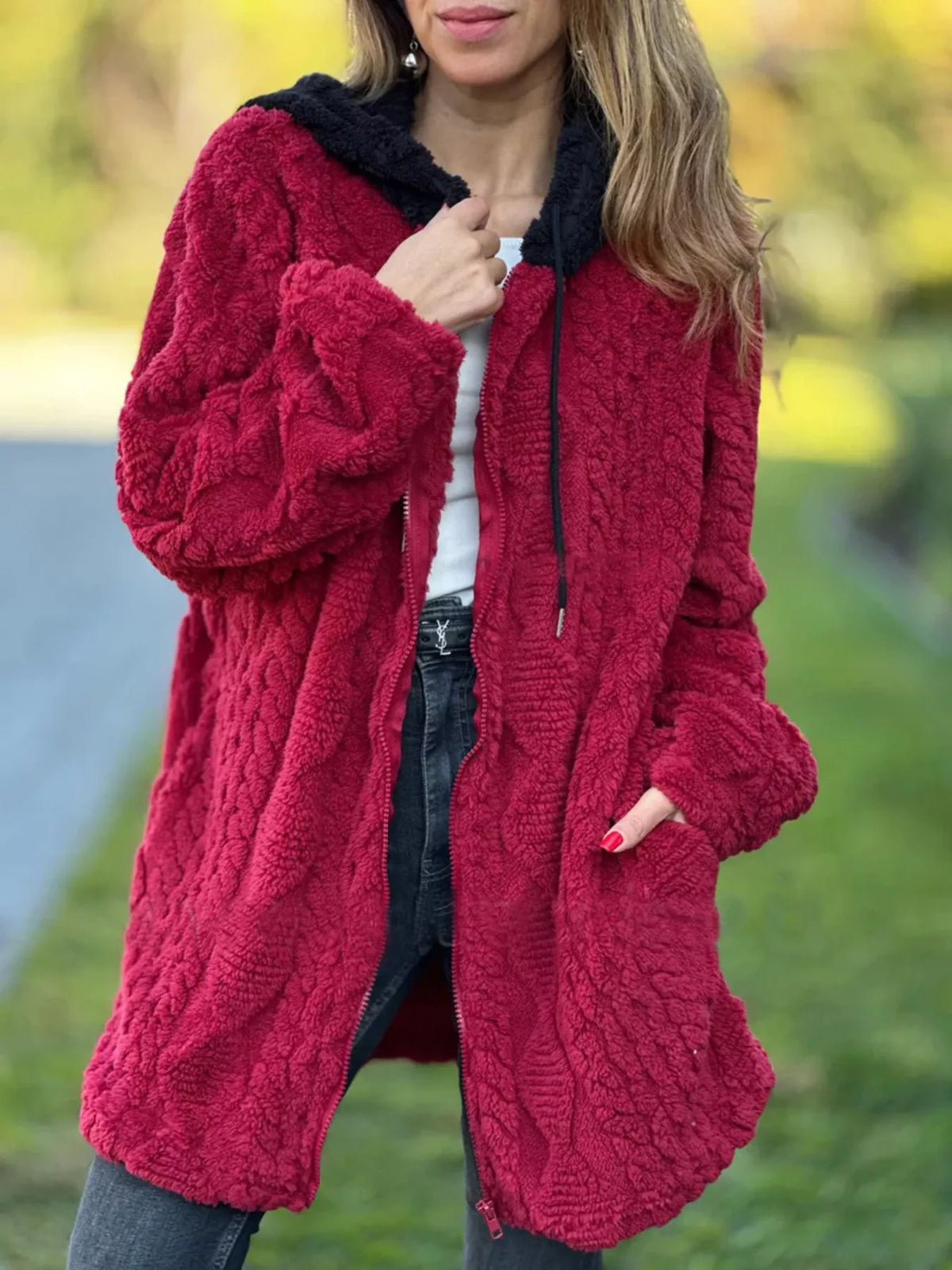 Burgundy / S