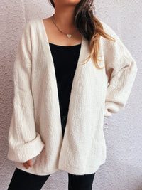 Open Front Long Sleeve Cardigan