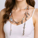 Leaf Chain Layered Necklace
