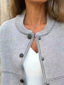 Full Size Button Up Long Sleeve Cardigan Plus Size - Store 42