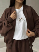 Elegant Bow Round Neck Oversized T-Shirt with Lace Detail - 100% Polyester, Machine Washable - Store 42