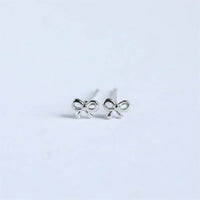 Elegant Copper Bow Stud Earrings - 14K Gold-Plated, Perfect for Everyday Wear - Store 42
