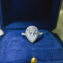 2 Carat Moissanite 925 Sterling Silver Ring White