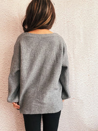 Open Front Long Sleeve Cardigan