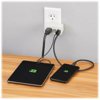 Eaton Power It! 1-Outlet Travel Power Strip with 3.4A USB-C & USB-A Charging, Gray