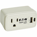 Eaton Power It! 1-Outlet Travel Power Strip with 3.4A USB-C & USB-A Charging, Gray Default Title