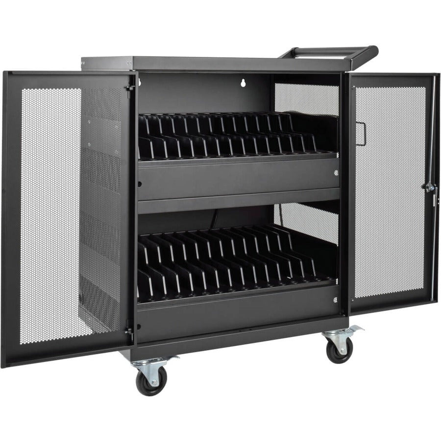 Eaton Tripp Lite 32-Outlet Locking Charging Cart with Mobility for Chromebooks & Laptops Default Title