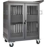 Eaton Tripp Lite 32-Outlet Locking Charging Cart with Mobility for Chromebooks & Laptops